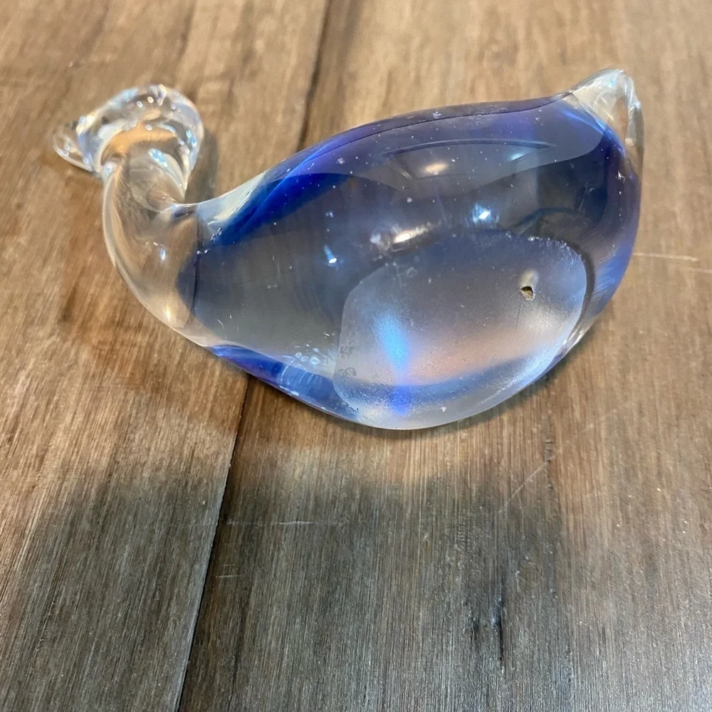 Art glass duck swan figurine‎